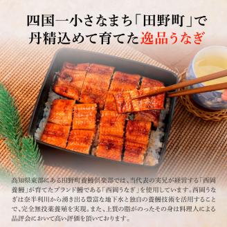 田野町産うなぎの蒲焼き(大) 1尾×6回 定期便 6ヶ月 定期コース 1尾あたり120～150g タレ・山椒付き