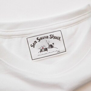 【Sea Sauna Shackオリジナル】ロゴTシャツ ホワイト Sサイズ【1632480】
