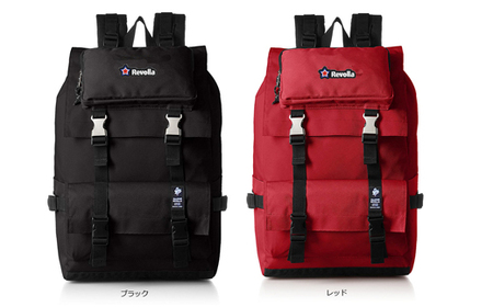 リュック  タブレット ポケット付き スクエアバック パック リュック 男女兼用  静岡県 牧之原市 Revolla