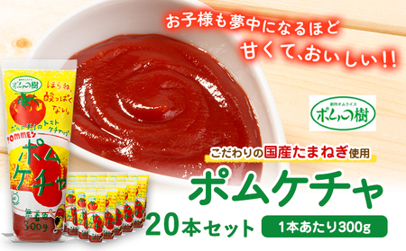 ポムケチャ20本セット《90日以内に出荷予定(土日祝除く)》和歌山県 紀の川市 株式会社ポムフード