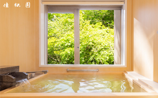 
                  花巻温泉 佳松園 半露天風呂付客室 ペア宿泊券　【1542】
                