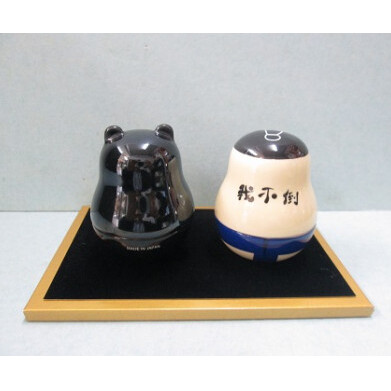 アリコ起き上がりこぼしお相撲さん・くまモンセット 有田焼 陶楽 A20-324_イメージ2