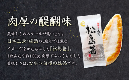 かまぼこ 練り物 松島笹（和紙） 9枚 | カネコ橋沼