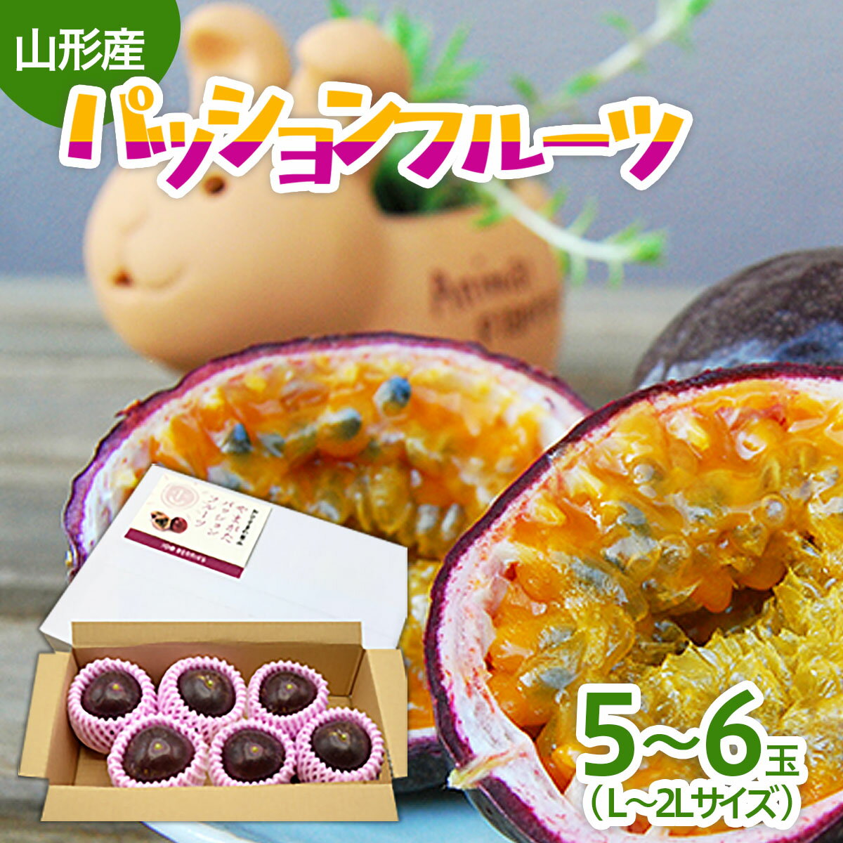 【ふるさと納税】山形市産 パッションフルーツ 5〜6玉(L〜2Lサイズ) 【令和7年産先行予約】FU21-667 フルーツ くだもの 果物 お取り寄せ 先行予約