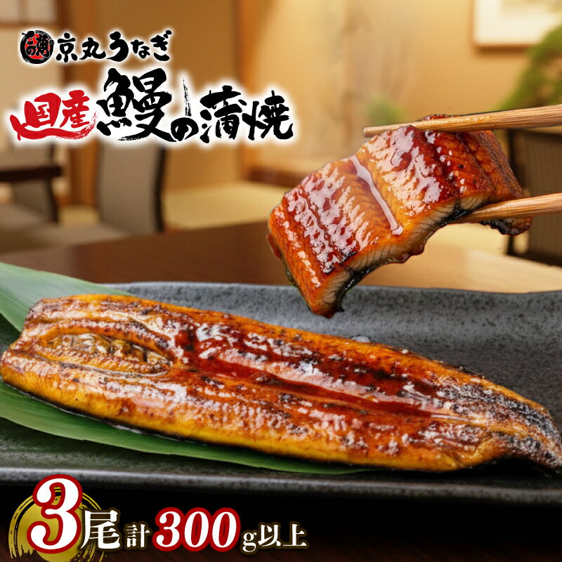 【ふるさと納税】 うなぎ 蒲焼 国産 3尾 計約300g以上 静岡 うなぎ処京丸 うなぎ 蒲焼き unagi 鰻 ウナギ 国産うなぎ 国産鰻 かば焼き 鰻蒲焼 うなぎ蒲焼き うな重 冷凍 土用 丑の日 人気 高級 個包装 小分け ギフト プレゼント おすすめ ランキング おいしい 特別 贅沢 沼津