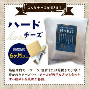 7月発送 北海道十勝芽室町 牧場チーズ２種類セット チーズ cheese ハードチーズ ゴーダチーズ 熟成チーズ 手作り お取り寄せ おつまみ アレンジ me020-005c-7