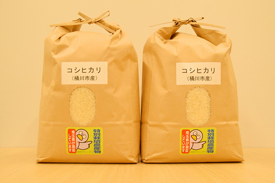 【ふるさと納税】特別栽培米 コシヒカリ 白米 10kg ( 5kg × 2袋 ) | 米 白米 精米 こめ コメ お米 精米 こしひかり 特別栽培 美味しい こだわり 美味しいお米 特別 贈り物 ギフト お取り寄せ 農家 米農家 農家直送 桶川産 小島農園 埼玉県 桶川市