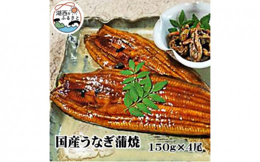 
国産うなぎ蒲焼 150g×4尾
