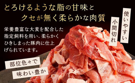 【京都特産ぽーく】〈3か月定期便〉京都ぽーく 豚肉こま切れ（225g×8パック×3か月 計5.4g） [ 京都 こだわりの京都府産 小分け 人気 おすすめ お肉 たっぷり 使いやすい ギフト プレゼン