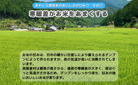 《令和7年産新米先行予約・9月ごろよりお届け開始》【6回定期便】玄米 30kg 令和7年産 あきたこまち 岡山 あわくら源流米 K-bd-CEZA