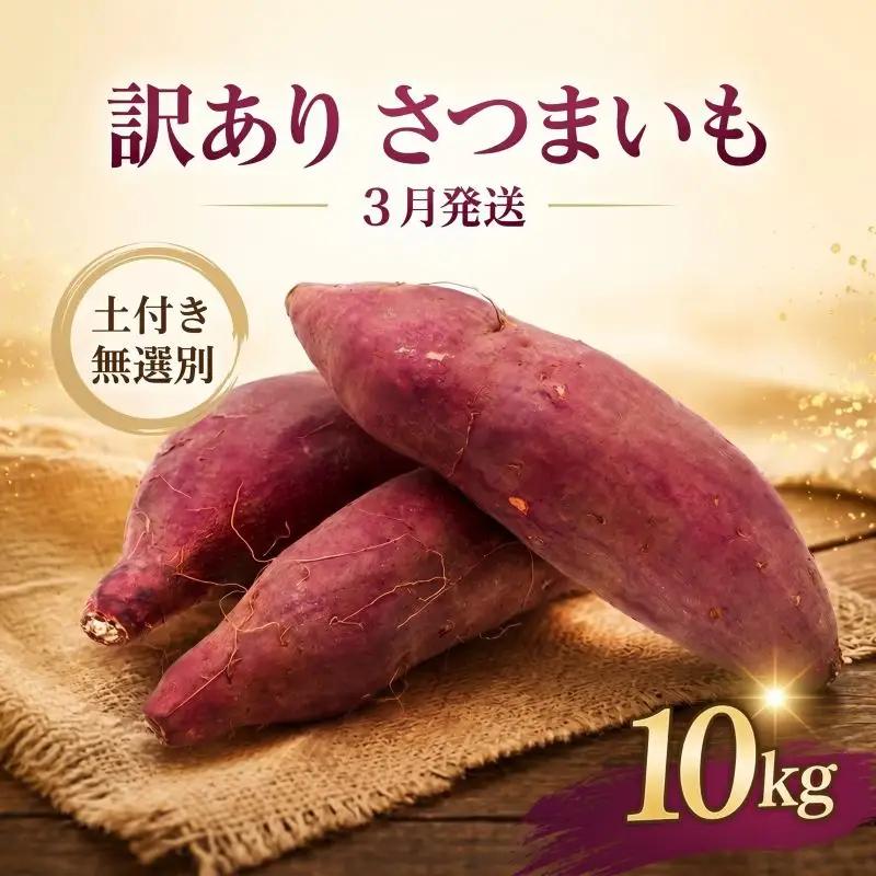 さつまいも 生芋 紅はるか 10kg 訳あり サツマイモ 【3月発送】