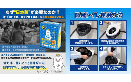 非常用携帯トイレ 25回分 【樽見鉄道トレインBOX】 非常用トイレ 防災グッズ 防災備蓄 岐阜市 / エスイーアイ[ANDV010]