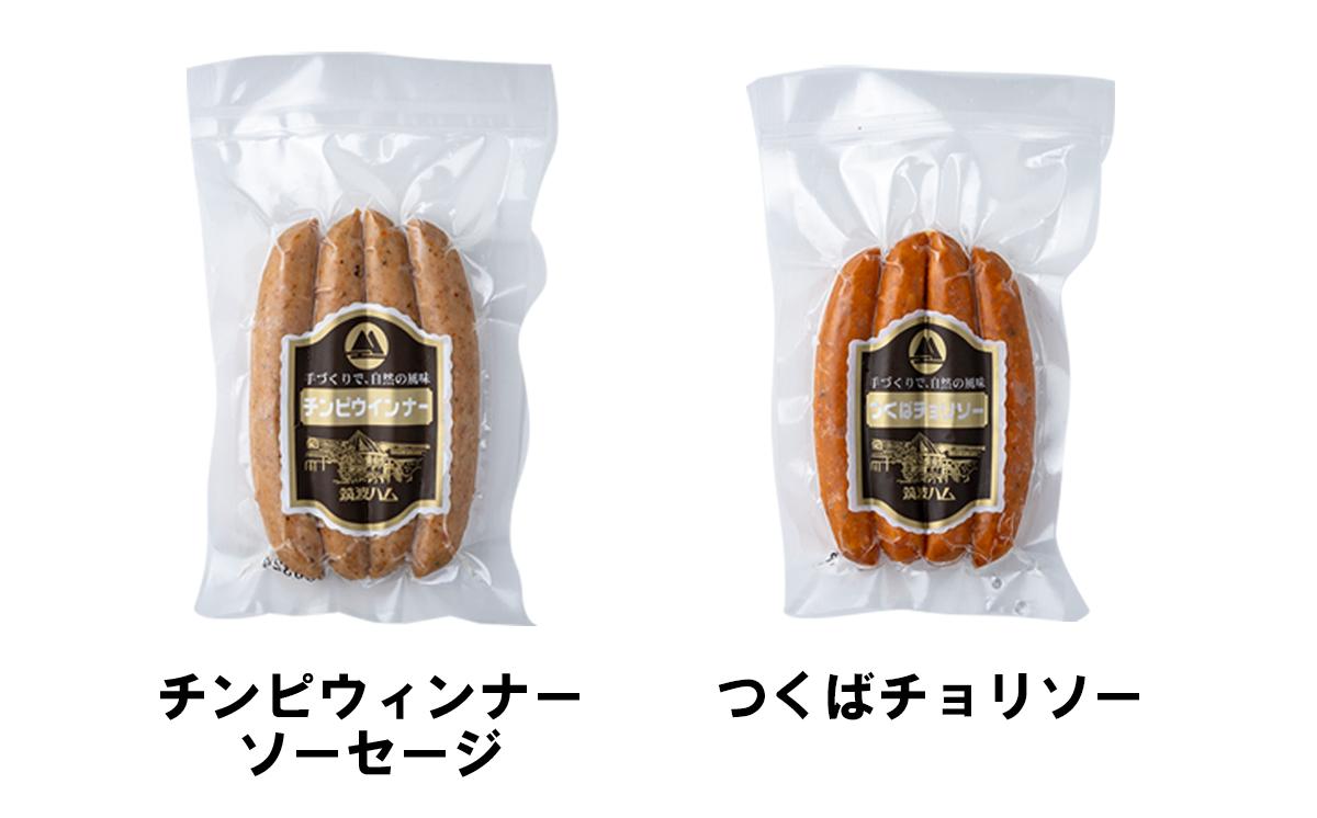 筑波ハム 手づくり べーコン ・ ソーセージとスモークササミのバラエティセット8品 ＜離島・沖縄配送不可＞【 豚肉 豚 ぶた肉 ポーク チョリソー ステーキ 茨城県産 国産 つくば市 酒のつまみ 詰め