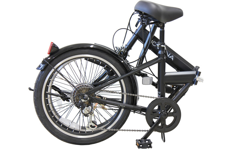 CHACLE MOVONA 6段変速 20インチ ノーパンクタイヤ ブラック【自転車 完成品 組み立て不要 アウトドア サイクリング じてんしゃ 通勤 通学 新生活】 099X411