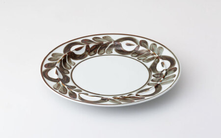 【波佐見焼】mawaribana プレート（大） 2点セット ブラウン【アイユー】[UA50]