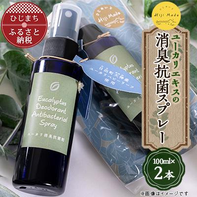 ふるさと納税 日出町 【ひじめいど】ユーカリエキスの消臭抗菌剤(100ml×2本)　AX01