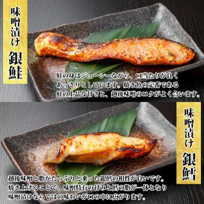 ふるさと納税 南魚沼市 【無地熨斗】味噌漬け 漬け魚 銀鮭 銀鱈 キンキ 計6切 ホタテ 4個入 新潟県 南魚沼市 10 |  | 01