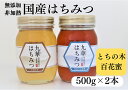 【ふるさと納税】 舘養蜂場本店　国産はちみつ500g×2本セット(ad10)