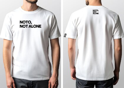 NOTO,NOT_ALONE半袖セット白 L wa116-011