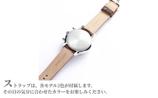 自動巻き腕時計 TYPE-02 MM | 自動巻き 機械式 腕時計 42mm 日本製ムーブメント クロノグラフ 国産 時計 株式会社Fukushima Watch Company 腕時計