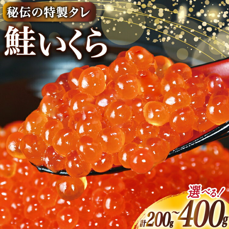 【ふるさと納税】【選べる内容量】 味付 いくら 鮭卵 醤油漬 [かわむら家 宮城県 気仙沼市 20565087] イクラ 海鮮 魚介類 醤油漬け 鮭いくら 200g 400g 感想