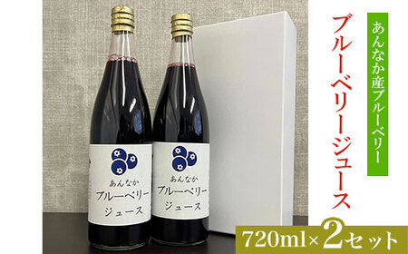 ブルーベリージュース720ml×2セット ANAN006