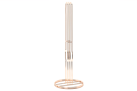 [ハナウタ] おしゃれなステンレス製キッチン用品 キッチンペーパーホルダー ローズゴールド 燕三条製 【030P004】