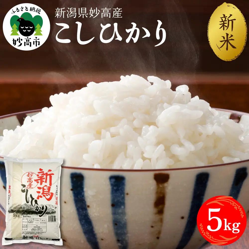 【2026年11月下旬発送】令和8年産 新潟県妙高産 こしひかり 5kg