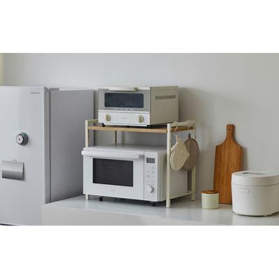 ふるさと納税 大河原町 レンジラック レンジ台 ナチュラル/ホワイト アイリスオーヤマ[53752415] |  | 02