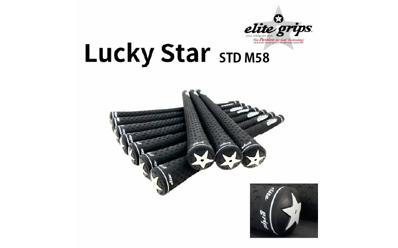 
                  ラッキースター STD　M58　ブラック5本セット 〈意のままのスイングと素直な打感を実現したモデル〉
                