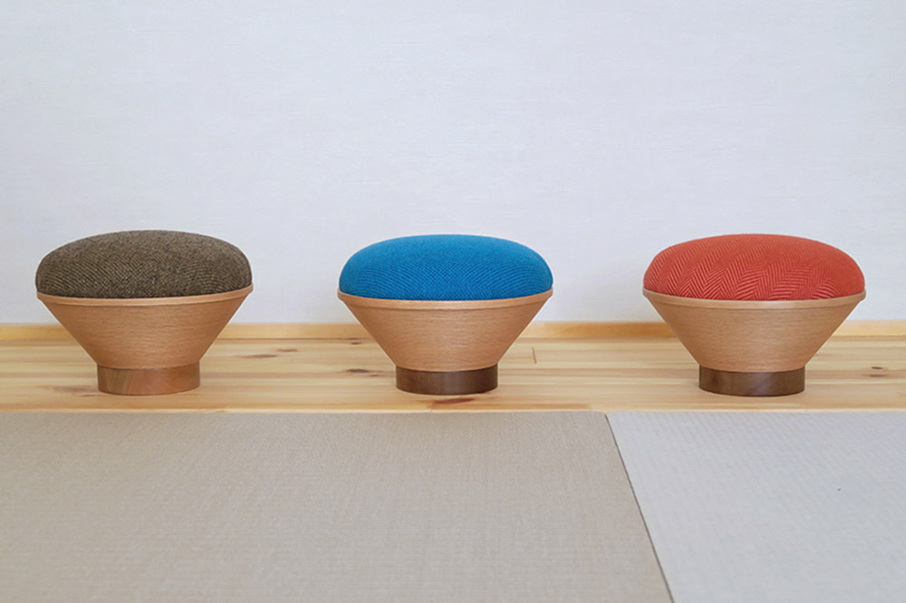 BUNACO「正座のため」のイス（トール）ブラウン 1個