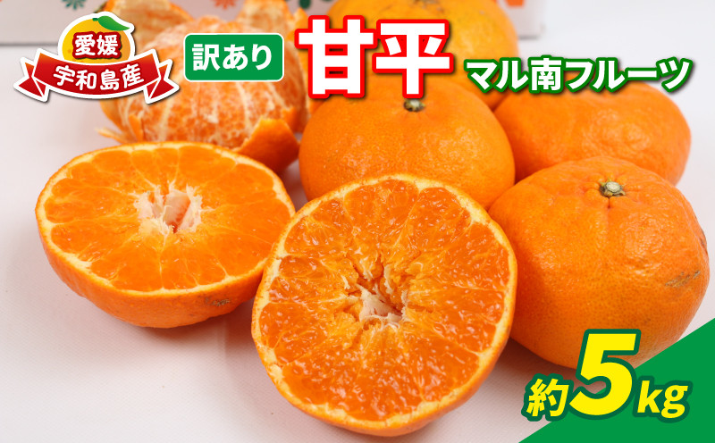 
            愛媛みかん 訳あり 甘平 5kg 高級 愛媛 限定 ブランド 品種 マル南フルーツ 先行予約 訳あり品 わけあり かんぺい 希少 甘い シャキシャキ 愛媛ミカン 愛媛蜜柑 蜜柑 訳ありみかん みかん mikan 果物 くだもの フルーツ 柑橘 国産 愛媛 宇和島 B012-106021
          