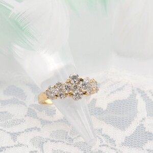 K18 1.0ct ダイヤモンド リング　HR-009637