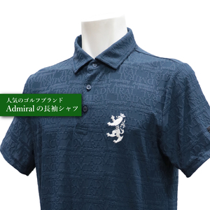 ゴルフウェア アドミラル 半袖　3Lサイズ　ネイビー