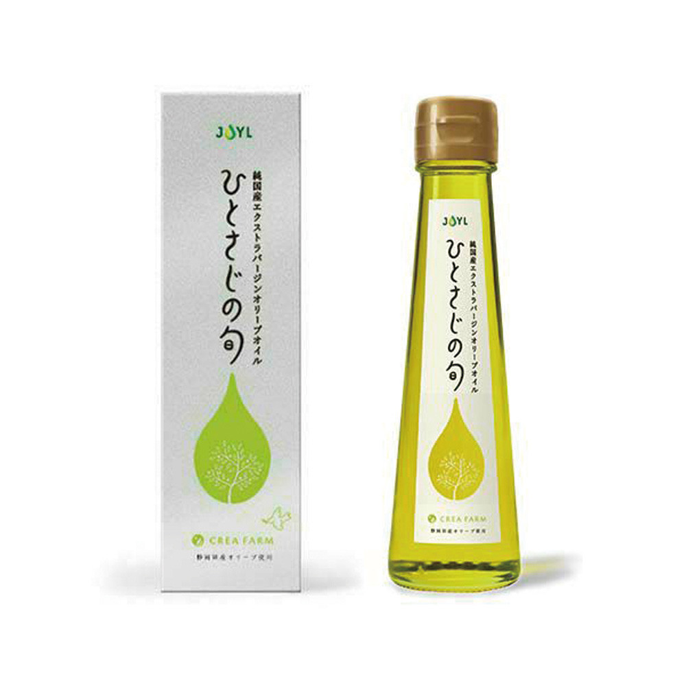【純国産エクストラバージンオリーブオイル】「JOYL ひとさじの旬 CREA FARM」アルベキーナ種 92g瓶 静岡市