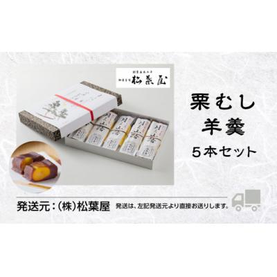 ふるさと納税 小松市 月よみ山路 栗むし羊羹5本セット 大人気ようかん 羊かんセット |  | 02