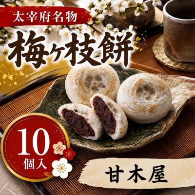 ふるさと納税 太宰府市 【甘木屋】【太宰府名物】梅ヶ枝餅10個入り