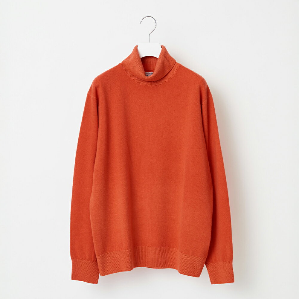 【ふるさと納税】 ≪順次発送≫ Yonetomi×Spiber NEW BASIC KNIT TURTLE NECK PULLOVER ORANGE オレンジ ニューベーシックニット 服 洋服 ユニセックス メンズ レディース ブランド 山形県 山辺町 送料無料 yt-ntpxo-sn ※沖縄・離島への配送不可