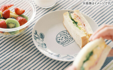 【波佐見焼】Pebble Ceramic Studioコラボ Catパン皿 2枚【アイユー】[UA68]