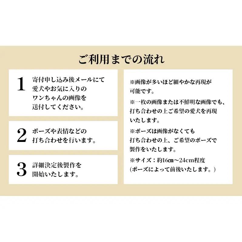 ワンコモニュメント 愛犬オリジナル 世界に一つ 一体/ 完全オリジナル製作