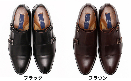 紳士靴KEITHVALLER U.K. LONDON革底マッケイ製法 オールレザーKV-065黒色/茶色 BLK25.5cm