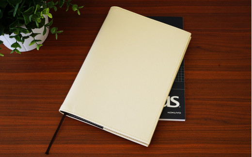 No.233-19 PVCレザーノートカバー「kanon」B5用（ライトブルー）