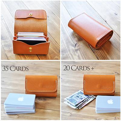 ふるさと納税 長岡京市 栃木レザー カードケース 大容量 【キャメル】 カードホルダー コンパクト じゃばら 本革 革 |  | 01