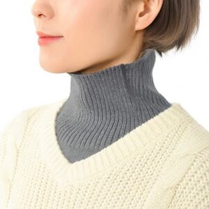 オーガニックコットン　ネックウォーマー　グレー(6650-7371)【1324748】
