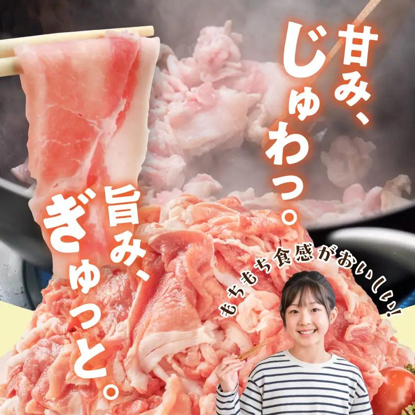 「前田さん家のスウィートポーク」肉肉肉4kgセット(真空)〔AC-89-002-4kg-s〕_(都城市) 豚肉 ブランド ロース バラ 切り落とし ひき肉  4kg 真空パック