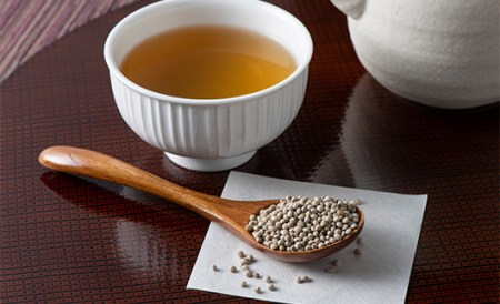 【やくし食品】山形県産 えごまの葉使用 えごま茶 2種4個セット（15包入×2個・7包入×2個） ノンカフェイン ハーブティー ティーバッグ F2Y-5446