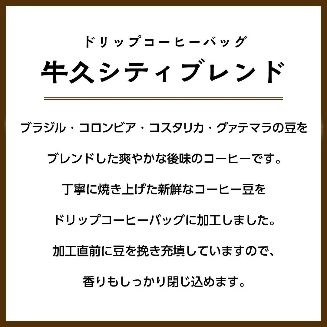 【メール便】 南部珈琲 ドリップ コーヒー バッグ 「牛久シティブレンド」10パック