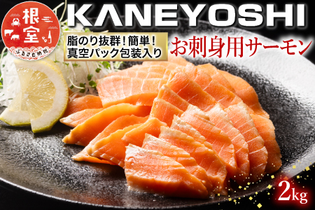 【年内配送可】お刺身トラウトサーモン2kg B-09004