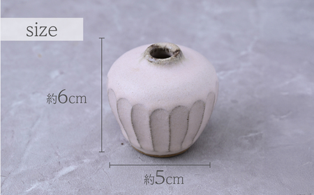 工房とめ 一輪挿し ピンク(つぼ型) | 花瓶 一輪挿し 陶器 栃木県 茂木町