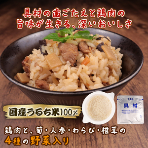 パックご飯 とり釜めし レンジで簡単 6食 レトルト 鶏釜飯 レンジ ご飯 パックご飯 パックご飯 パックご飯 J81